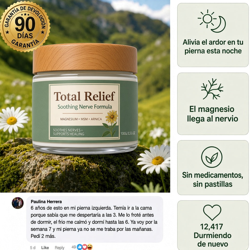 Crema de Magnesio para Ciática · Alivio Frío