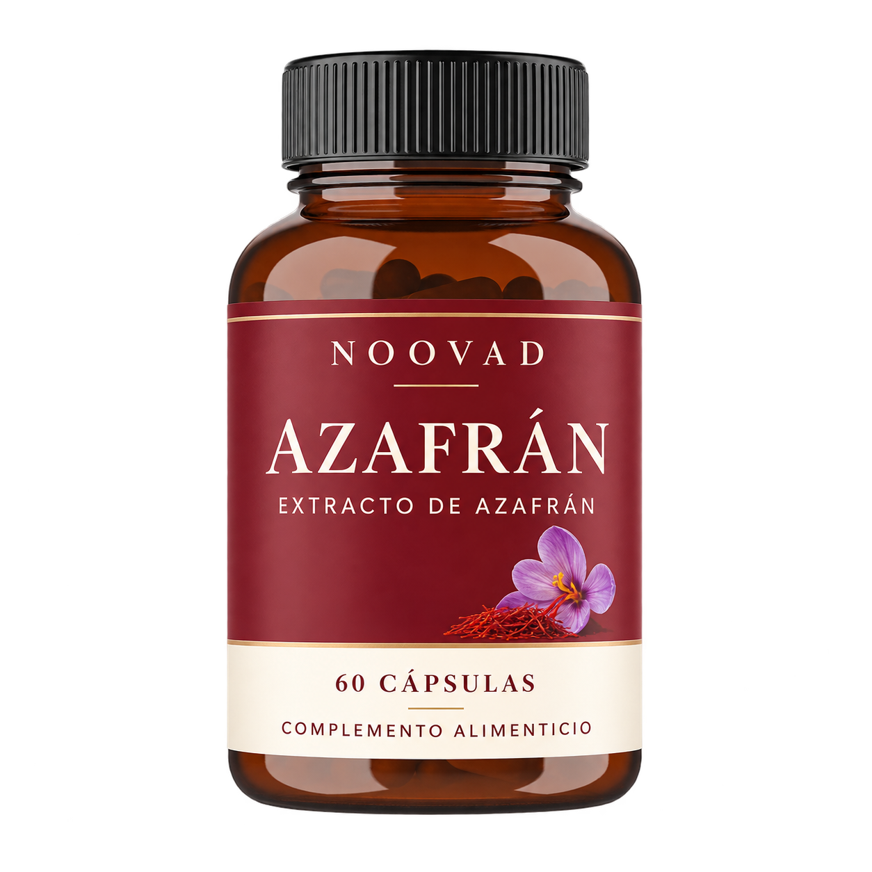 NOOVAD · Azafrán en cápsulas
